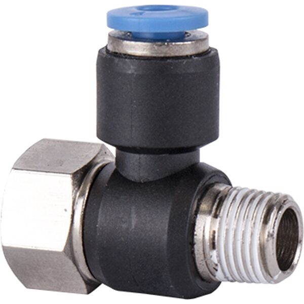 Aircraft Pu Hose Fitting Tee 4mm x 1/8'F x 1/8'M