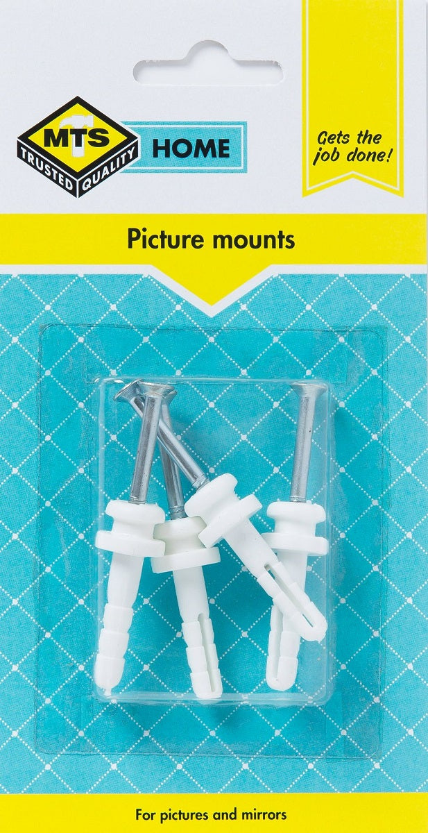 MTS Home Nail In Picture Mounts - 4 Piece