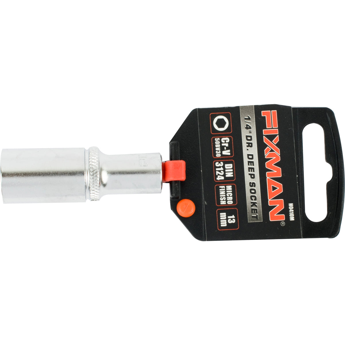 Fixman - Deep Socket - 1/4 Inch Drive - 13mm
