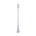 Lantern 8 Panel 1LT Pole White