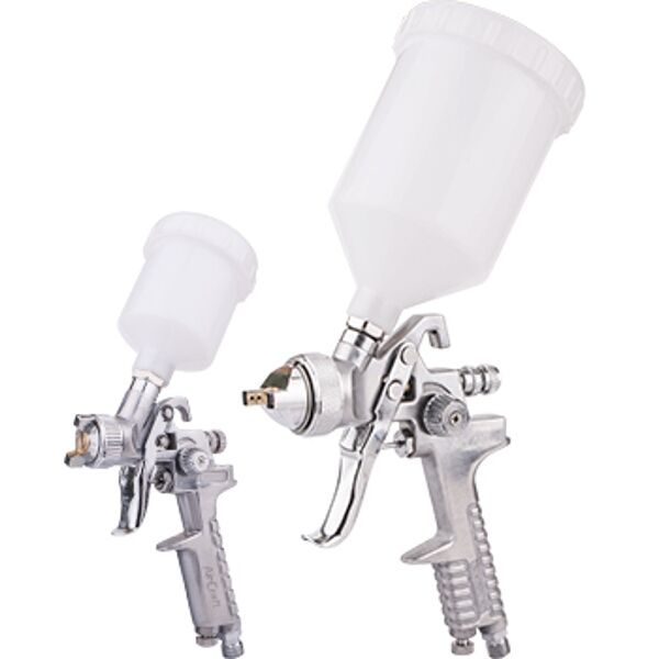 Aircraft Spray Gun Kit Sg H827 & Sg H2000 Combo With Polished Body Hvlp
