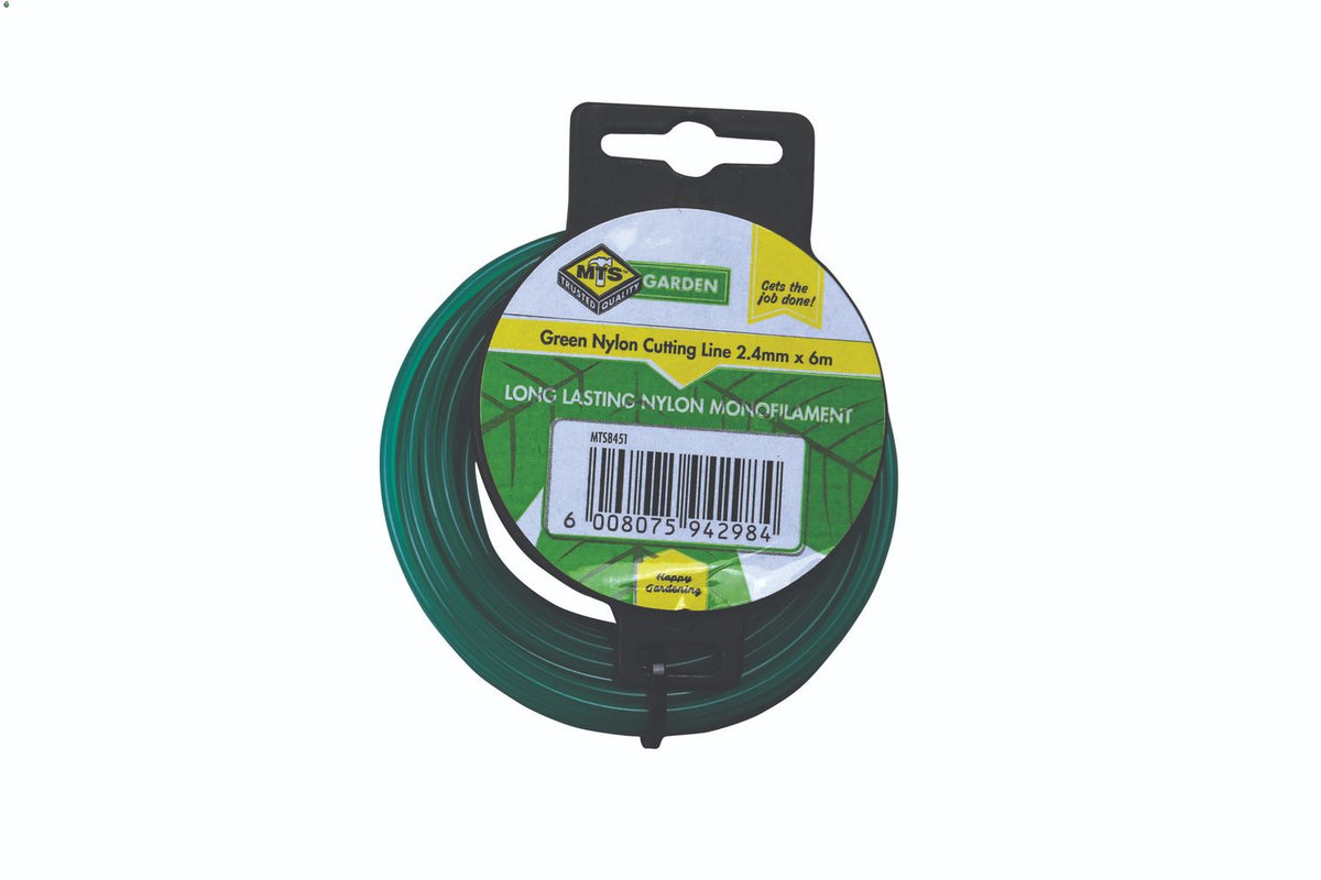 MTS Nylon Cutting Line 2,4mm 6m Green