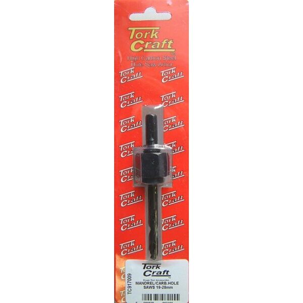 Tork Craft Mandrel for Carbon Steel Hole Saws19 - 28mm