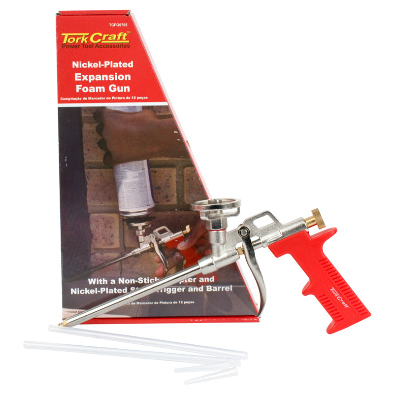 Tork Craft - Polyurethane Foam Gun Nickel Plated