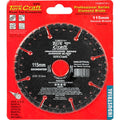 Tork Craft Diamond Blade Seg.115 X 22.23mm Vacuum Brazed For Metal Cutting