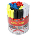 Tork Craft Paint Marker Pen 36pc Bulk Tub Red/Yel/White/Black/Blue