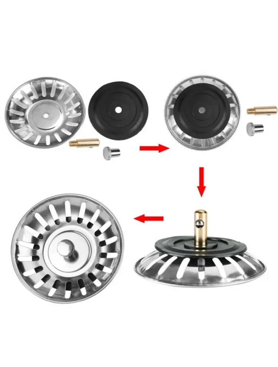 Sink Plug 90mm Basket Strainer Only