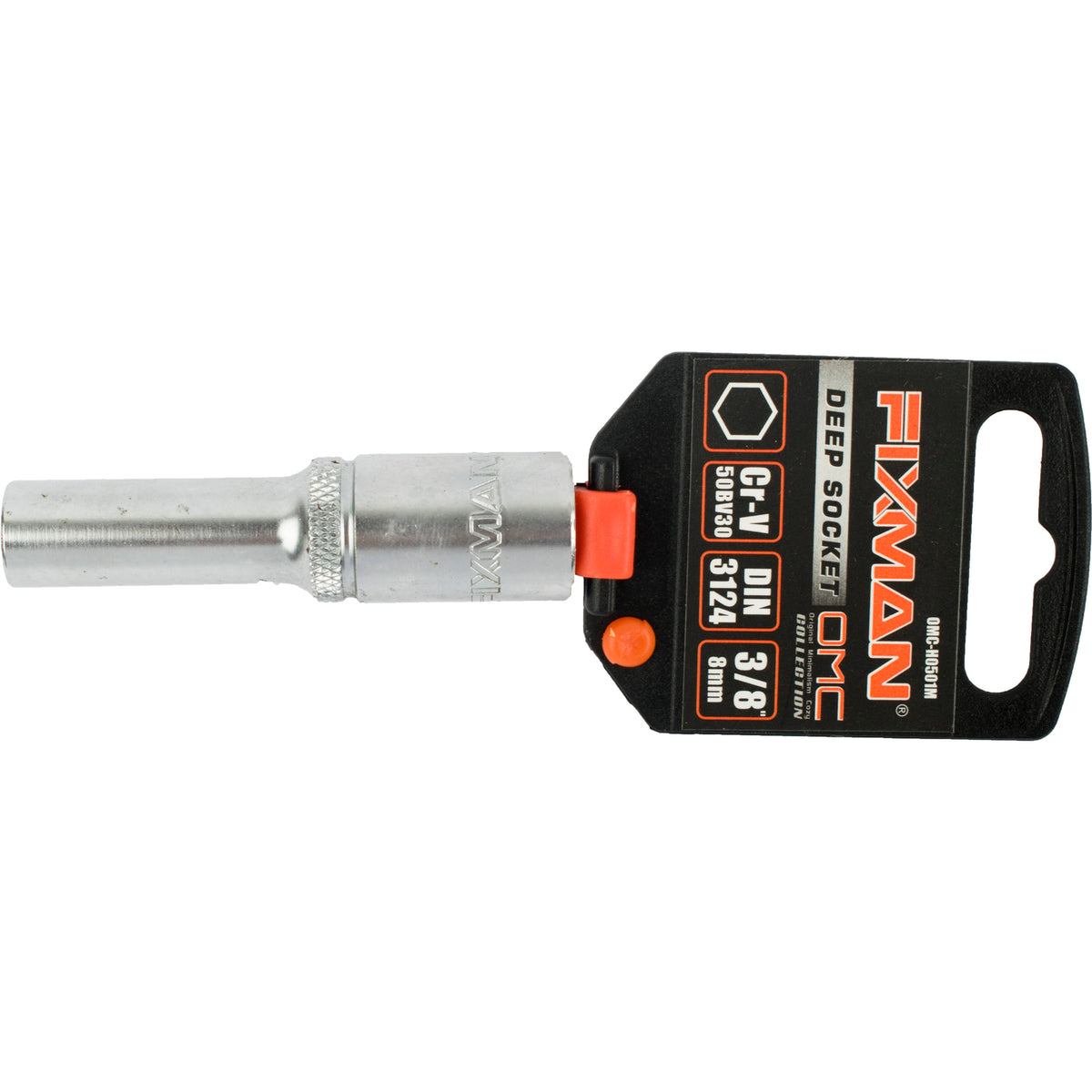 Fixman - Deep Socket - 3/8 Inch Drive - 8mm