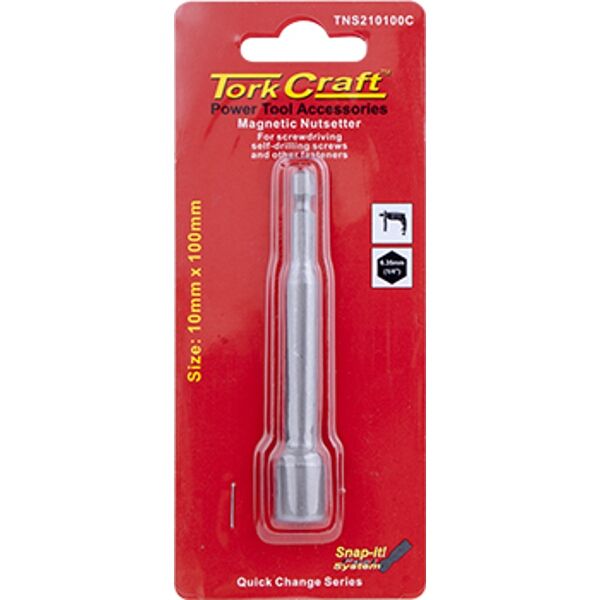 Tork Craft Nutsetter Magnetic 10mmx100mm 1/Card