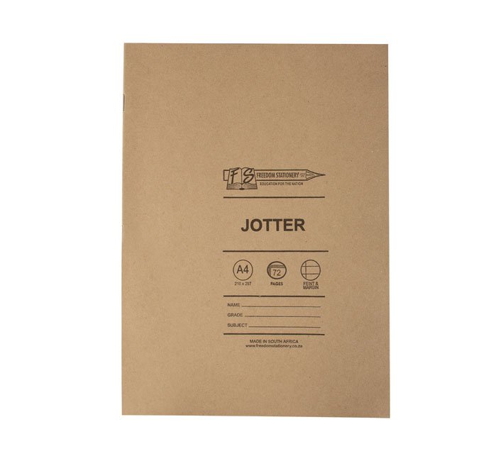 Jotter - Feint & Margin - White - A4 - 72 Pages