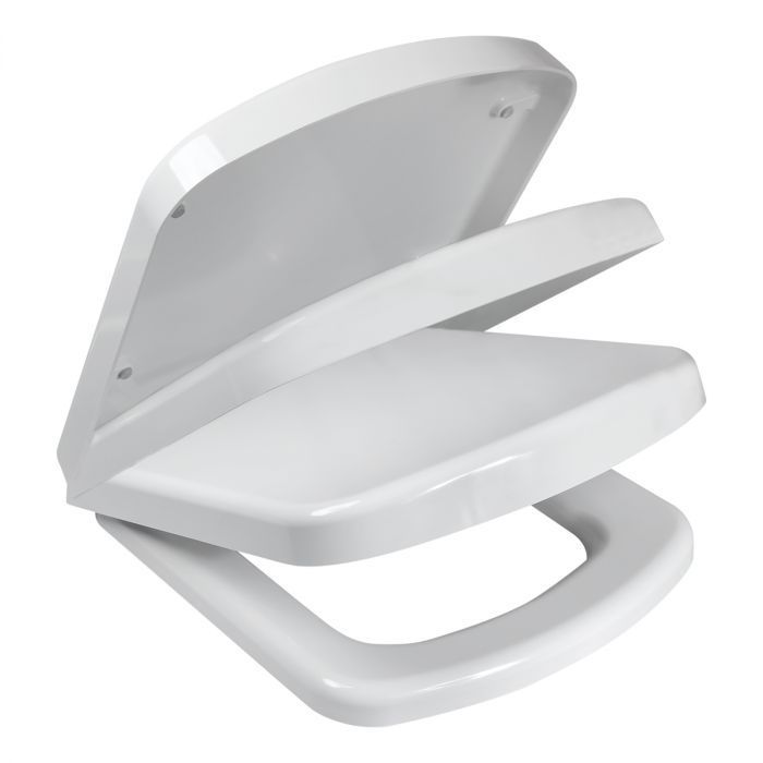 Wirquin Toilet Seat Compact Sq S/Close Thermodur W