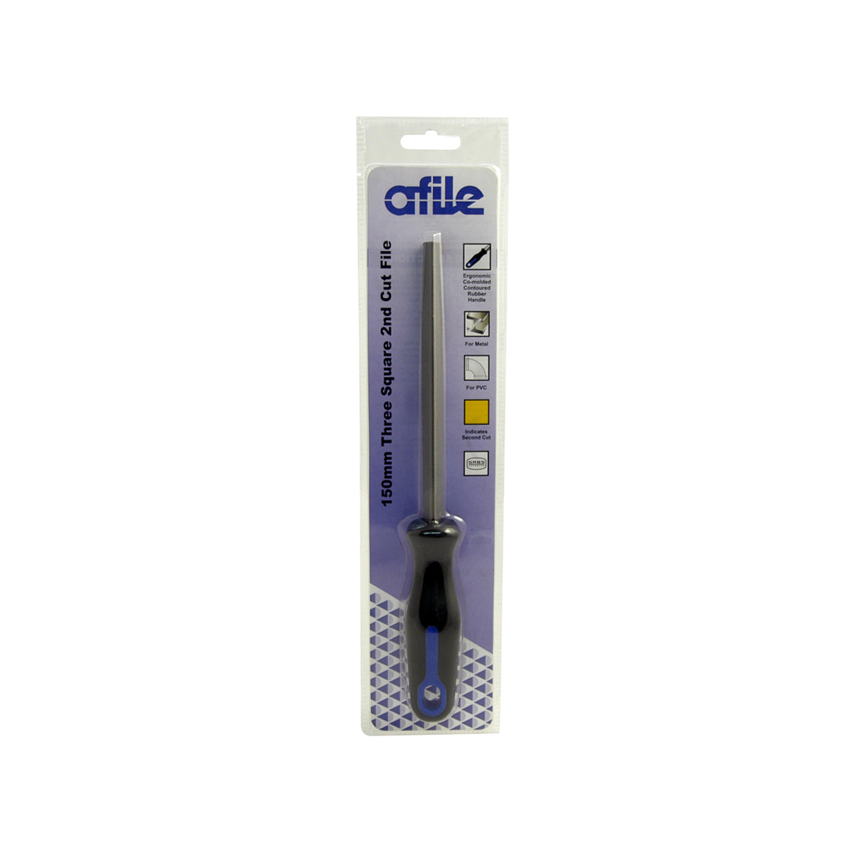 Afile - Three Square - 2nd Cut - Handled - 250mm