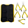 Tork Craft Mini 5 Pc Plier Set with Carry Bag