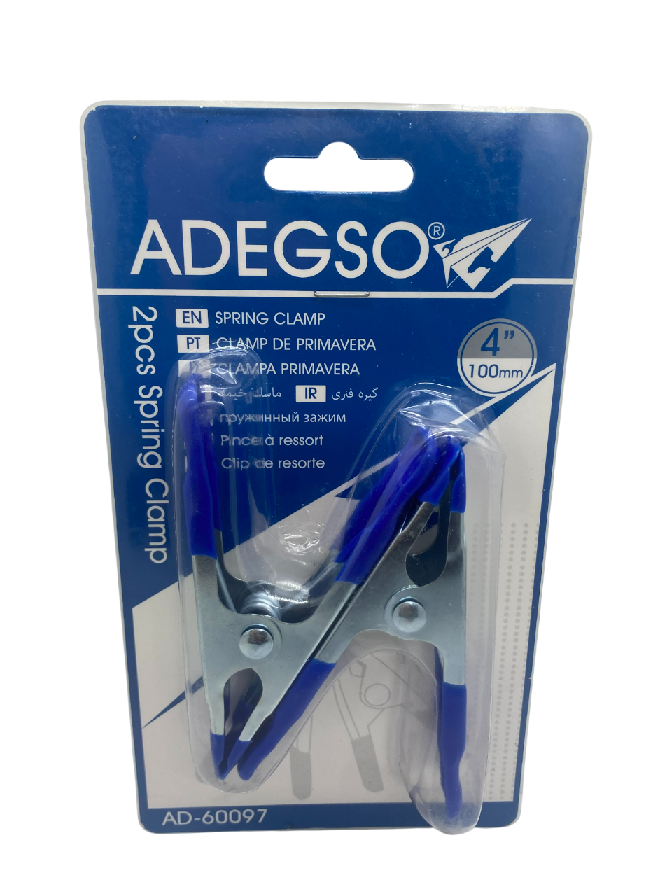 Adegso- Spring Clamps- 2 Piece- 4' (100mm)