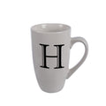 Mug - Household Accessories - Ceramic - Letter H Design - White