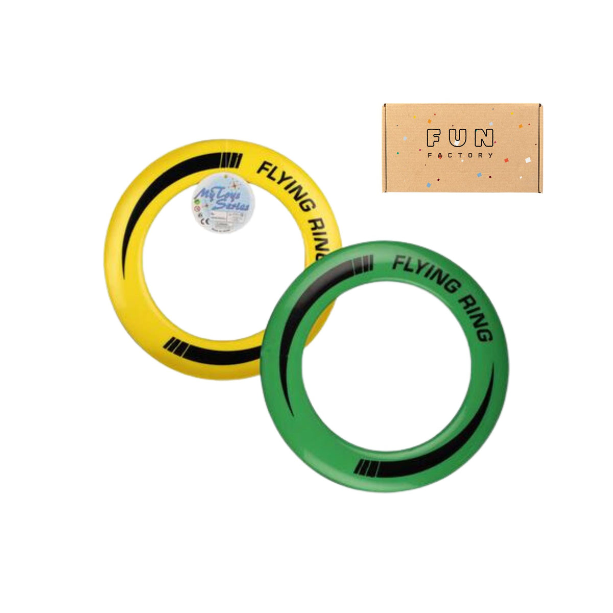 Lumo Flying Ring Disk Frisbees - Pack of 2