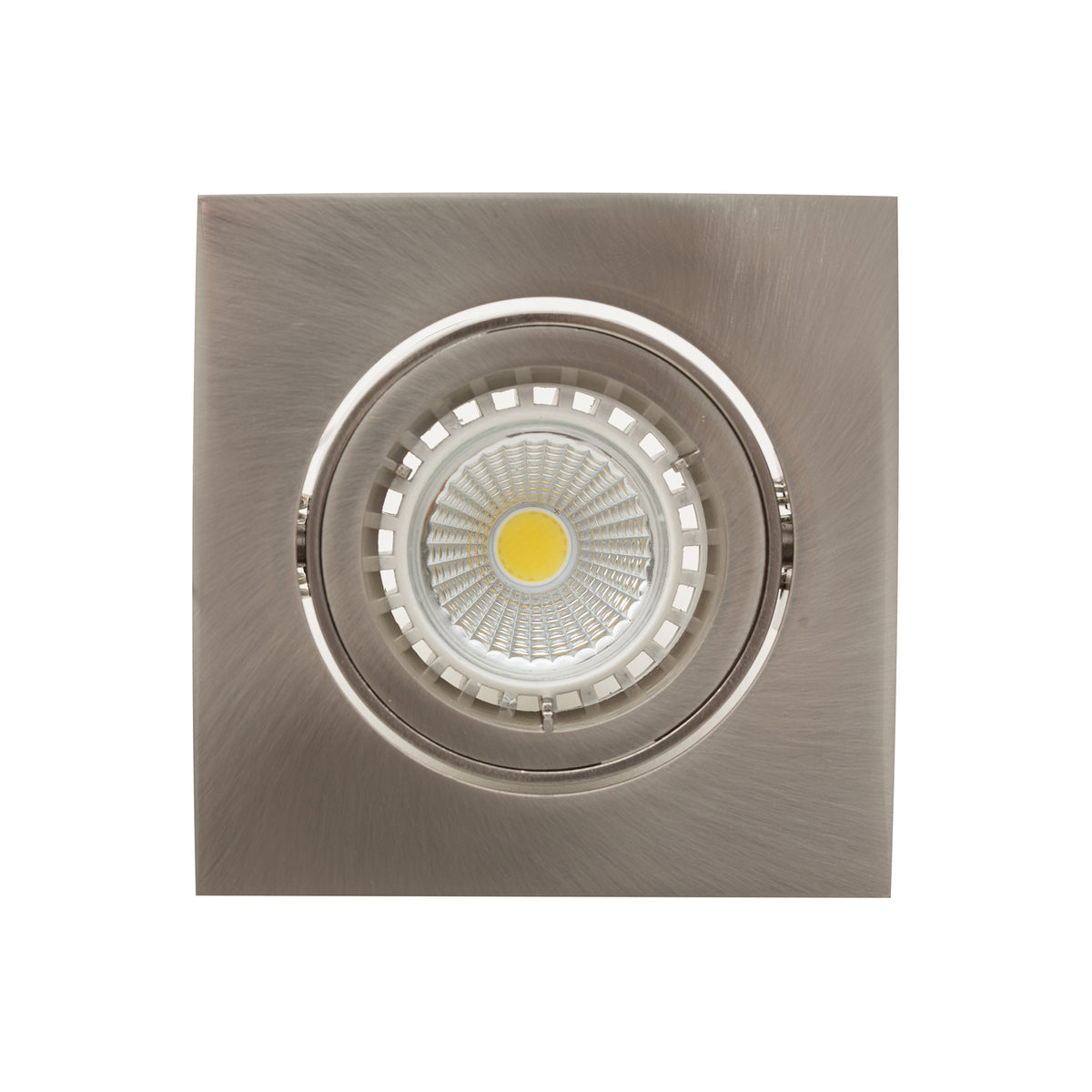 Tilt Twist Square - Downlight - Satin Chrome