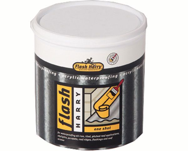 Flash Harry One Shot Waterproofing - Red (1L+5m Membrane)