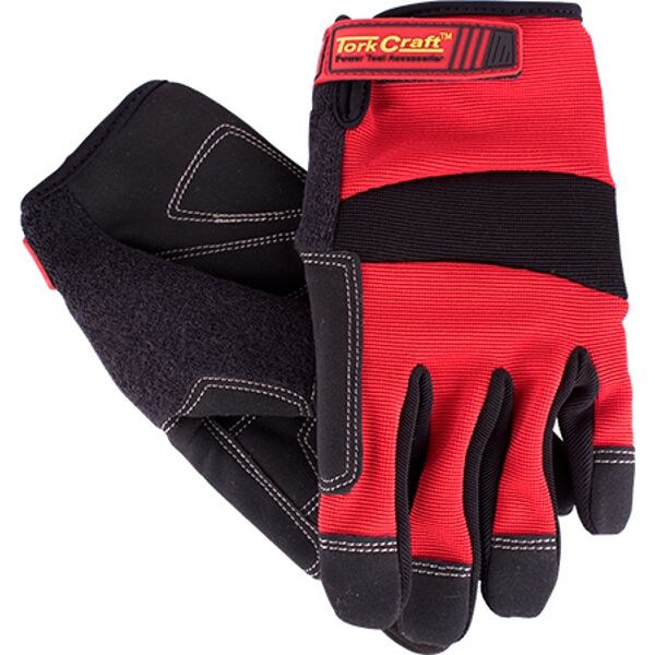 Tork Craft Work Glove All Purpose Red With Touch Finger - M
