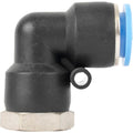 Aircraft Pu Hose Fitting Elbow 12mm-1/8 F