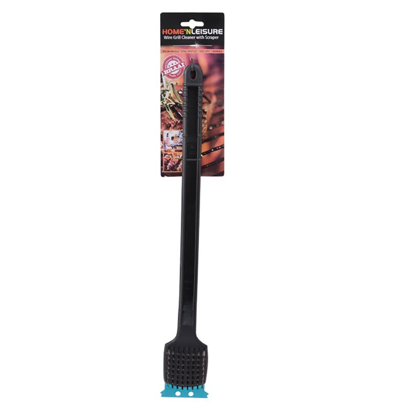 Home 'n Leisure - Braai Grill Cleaner - Brush - Long Handle - 45cm