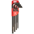 Allenkey Set Hafu 1/16-1/4`` Std Ball 7Piece