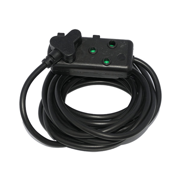Extension Lead 5Mx1.5Mm Black