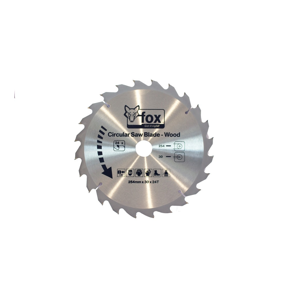 Fox Circular Saw Blade Wood254X30X40Txxx
