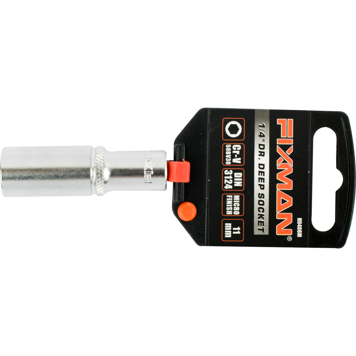 Fixman - Deep Socket - 1/4 Inch Drive - 11mm