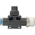 Aircraft Pu Hose Fitting Valve 8mm x 3/8'M