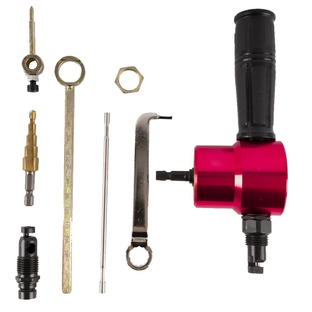 Nibbler Attach. Set 3-In-1 For Drill Machines