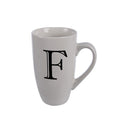Mug - Household Accessories - Ceramic - Letter F Design - White