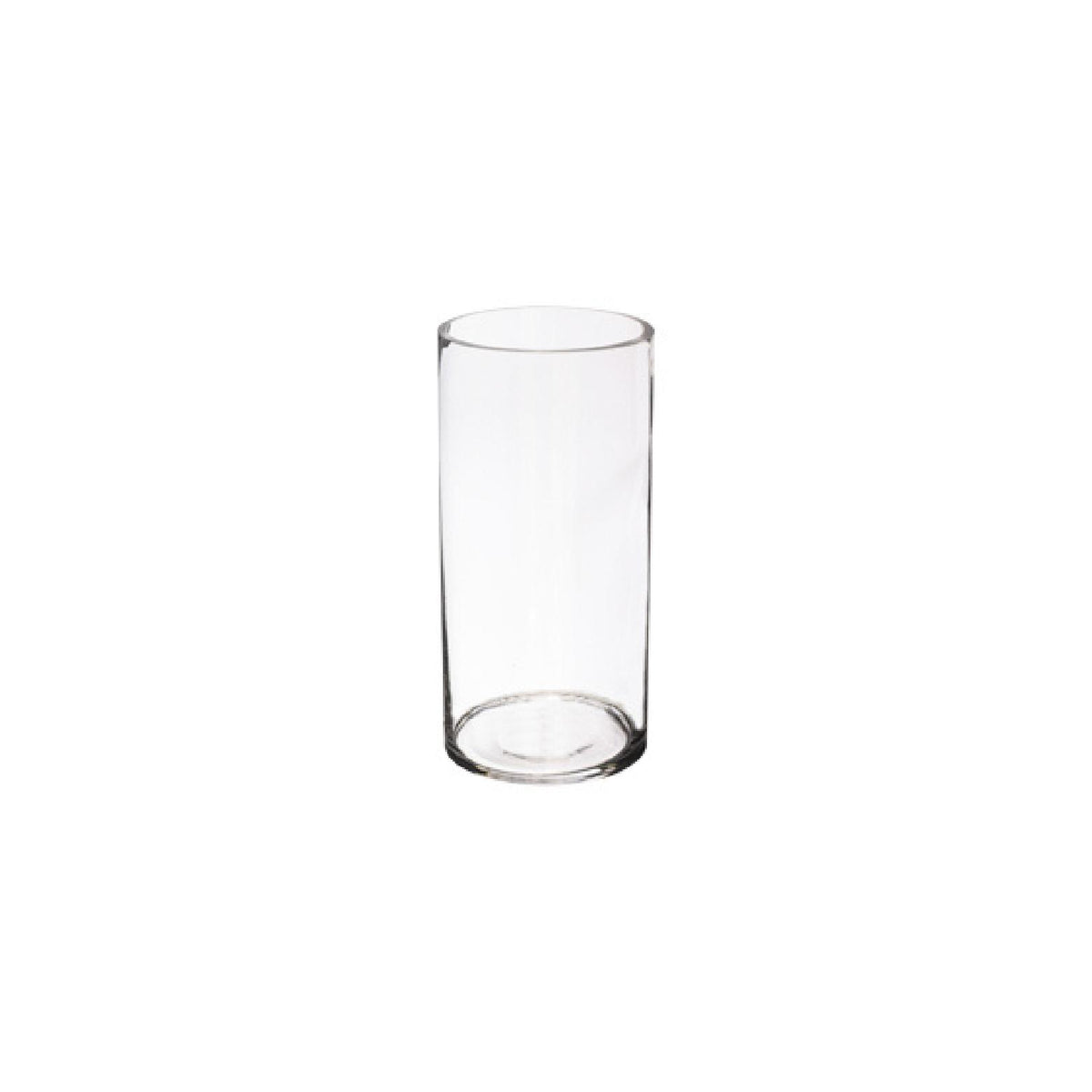 Clear Glass Cylinder Vase 20cm - Set of 2