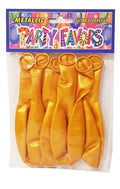 Metallic Gold Balloons - Pack of 6