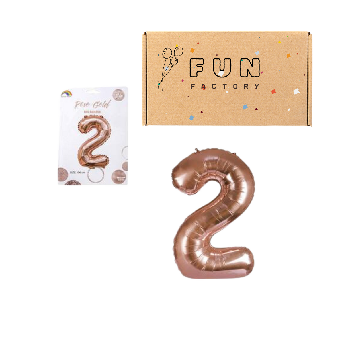 Balloon Helium Foil Rose g 2 102cm f-04