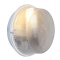 Round Plastic Bulkhead 230mm White B22