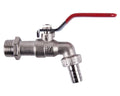 Torrenti Chrome Bibcock And Hose Union - 20mm