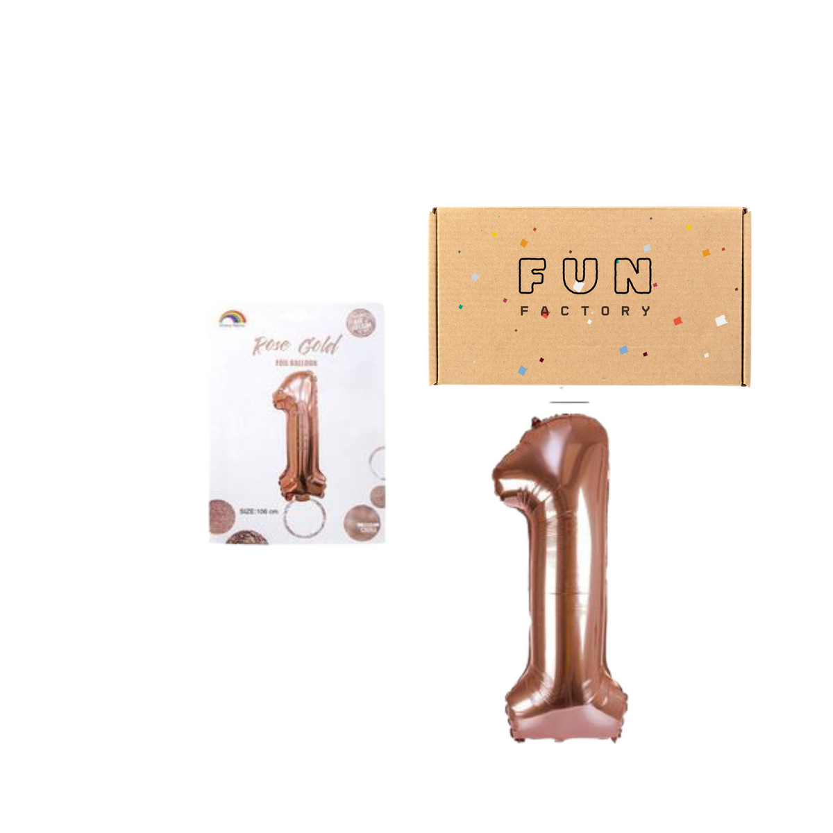 Balloon Helium Foil Rose g 1 102cm f-04