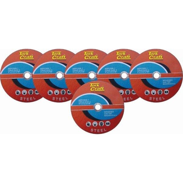 Tork Craft 5 + 1 Cutting Disc Steel 230 X 3.0 X 22.2mm