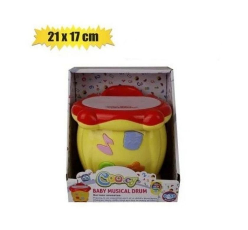 Baby toy Edu Musical Drum b/o 21x17cm