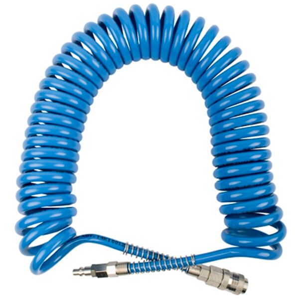 GAV Spiral Polyp Hose 12M x 10mm with Quick Couplers