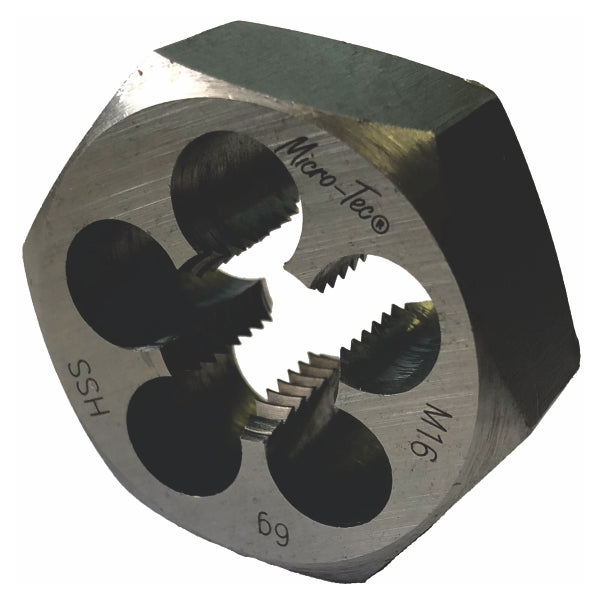 Micro-Tec - Hexagon Rethreading Die M8X1.25 Hss