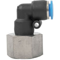 Aircraft Pu Hose Fitting Elbow 8mm-1/2 F