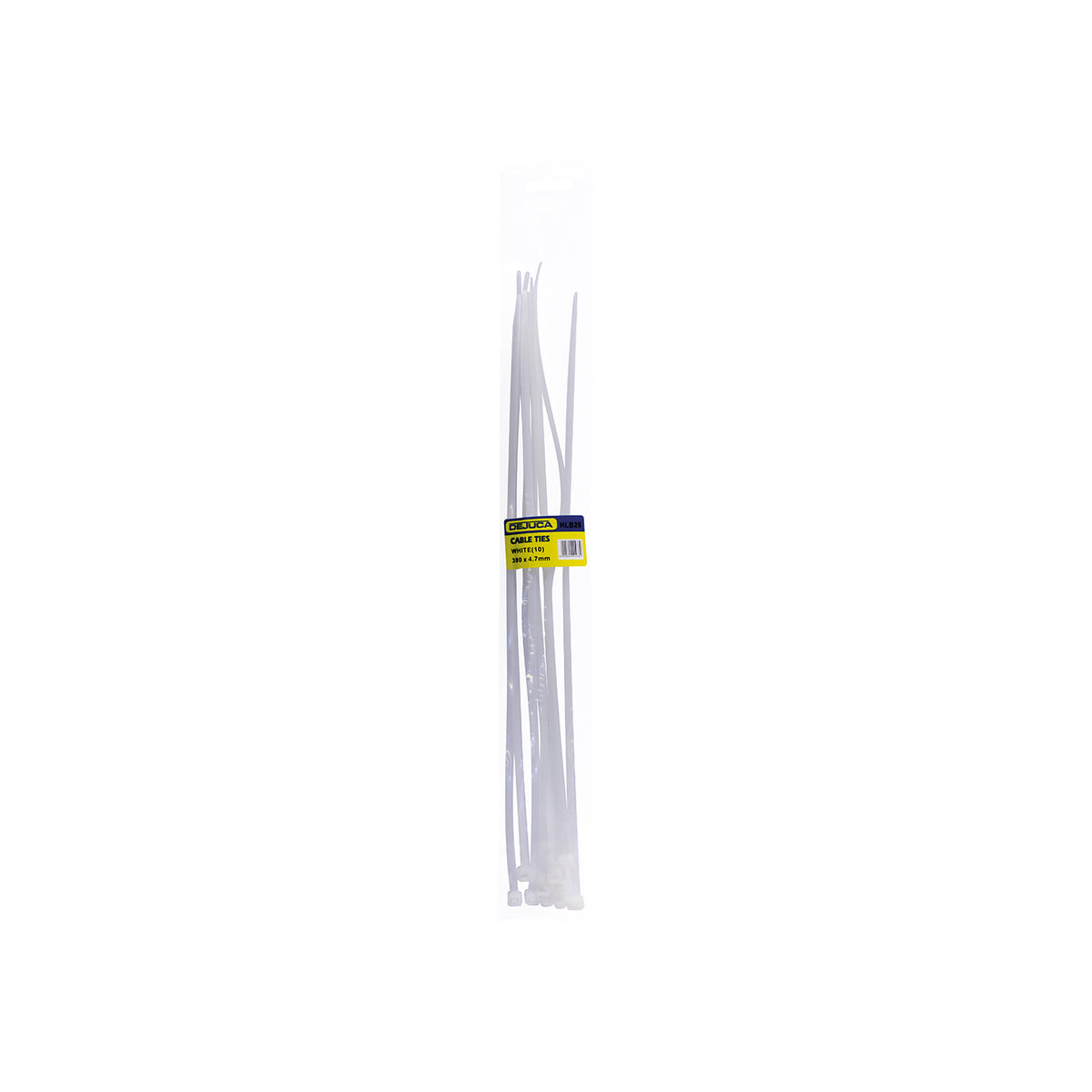 Dejuca - Cable Ties - Natural - 380mm X 4.7mm - 10/pkt
