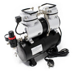 Air Craft Twin Cylinder Mini Air Compressor with Tank