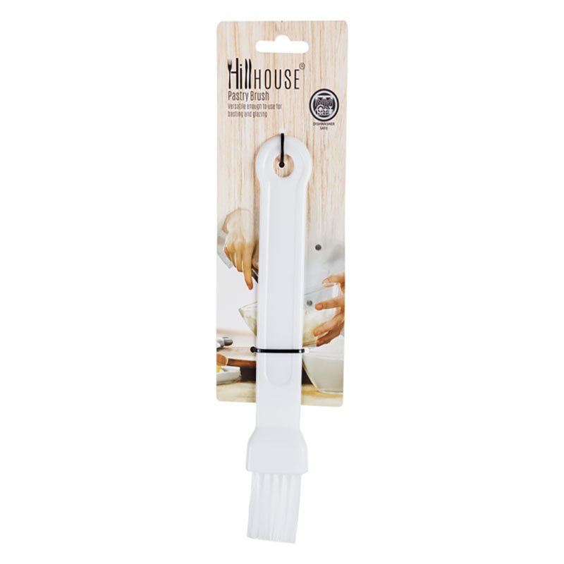 Hillhouse - Pastry Brush - Plastic - Handle - White