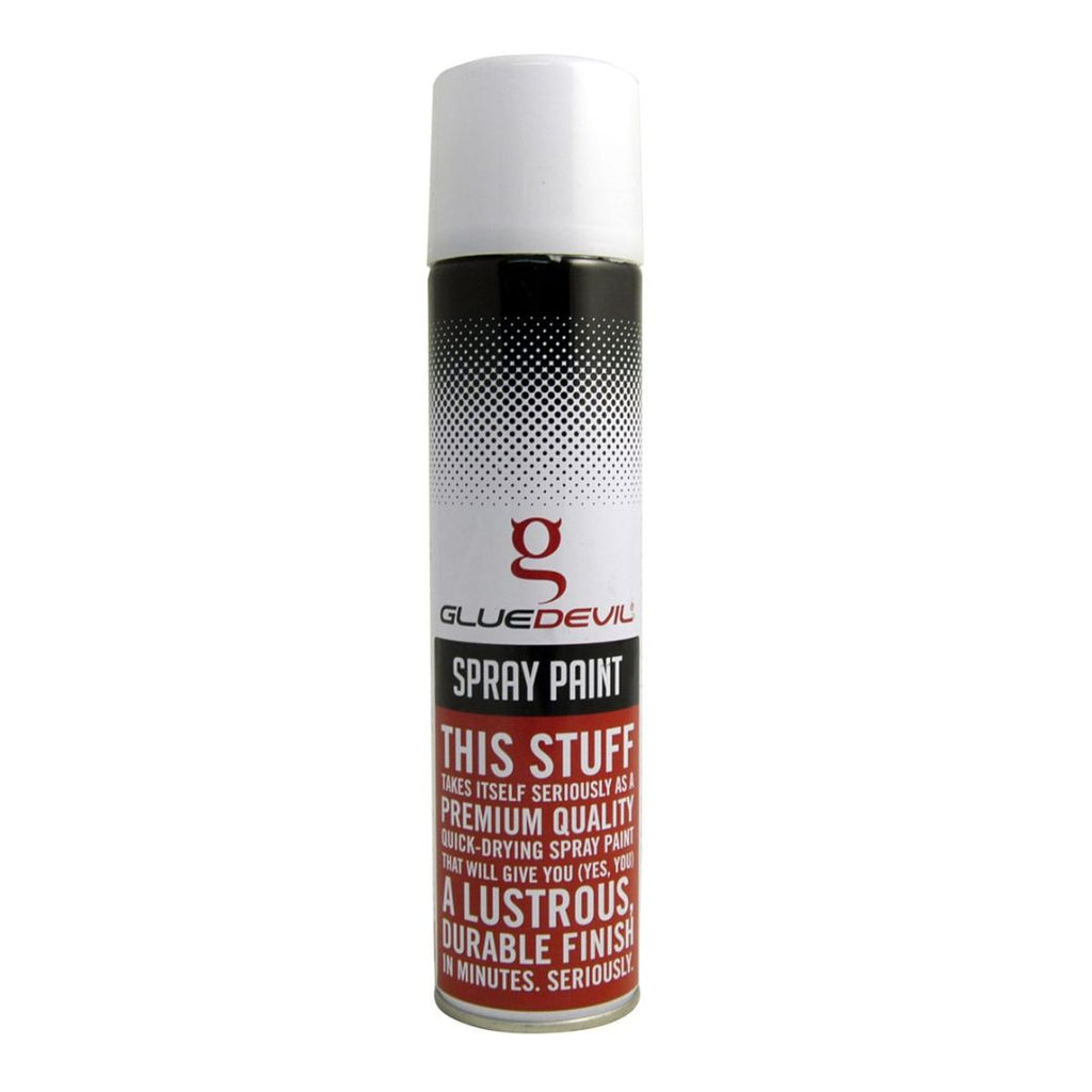 GlueDevil - 300ml Matt White Standard Spray Paint