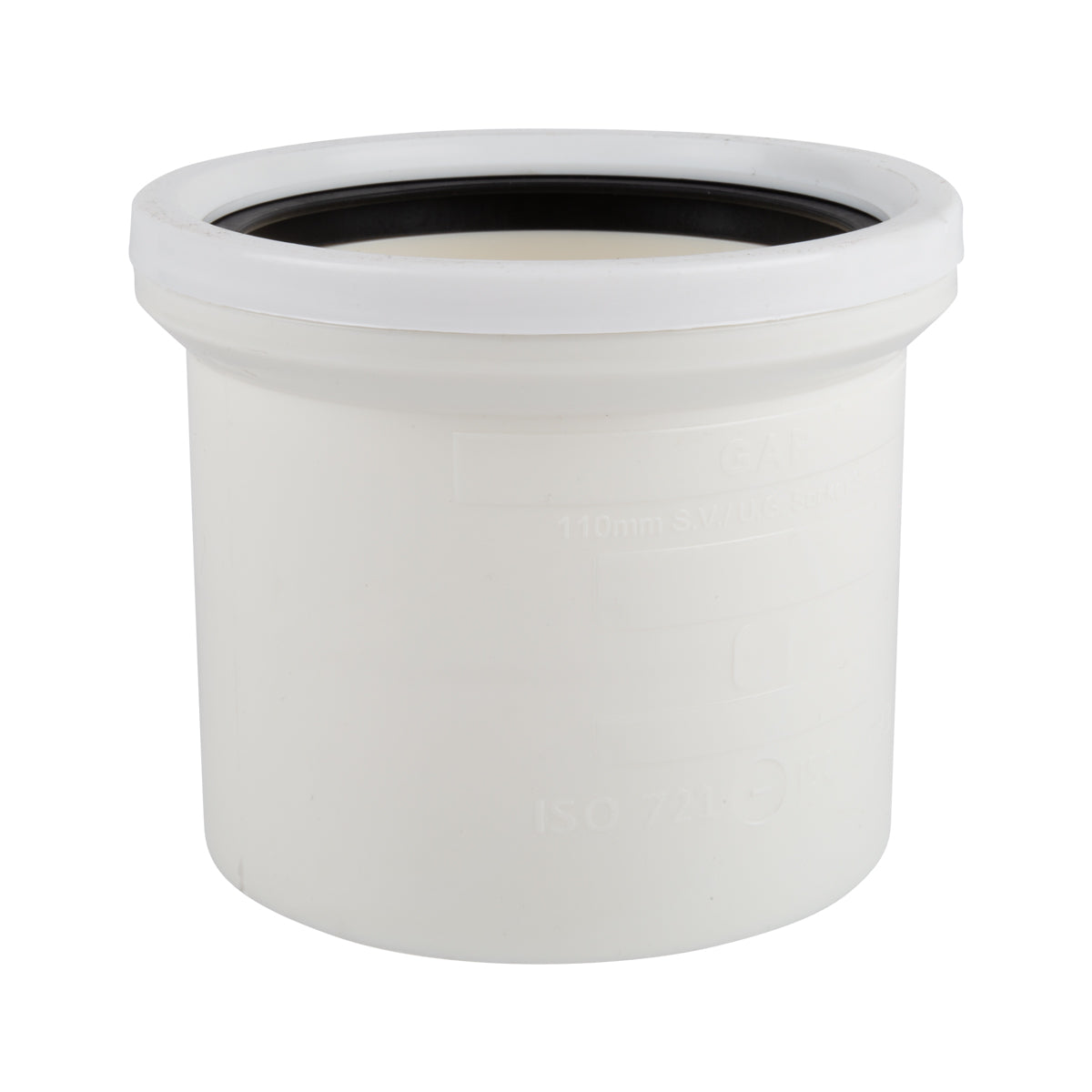 Orm Polyprop Socket Sv Solvent/Ring 110Mm Satas 1-way Pipe Joint