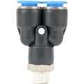 Aircraft Pu Hose Fitting Y Joint 10mm-1/4 M