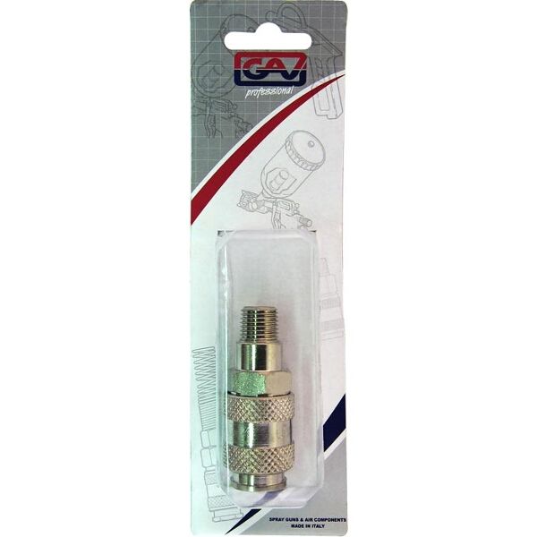 GAV Universal Quick Coupler 1/4'M Packaged